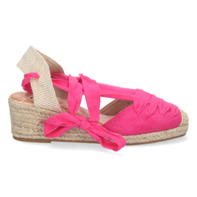 Sandalia de Cuña con Yute y Cordones - Imagen 2