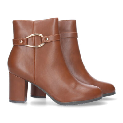 Botin de Tacon Ancho para Mujer - Imagen 5