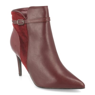 Botin de Mujer con Tacon de Aguja y Pelo - Imagen 2