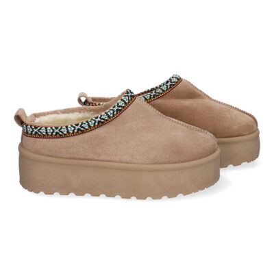 Zapatillas para Mujer de Plataforma, Bordadas, Diseño Moderno, Calidas - Imagen 5