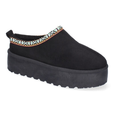Zapatillas para Mujer de Plataforma, Bordadas, Diseño Moderno, Calidas - Imagen 4