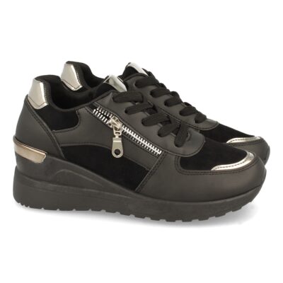Zapatilla de Cuña con Cordones