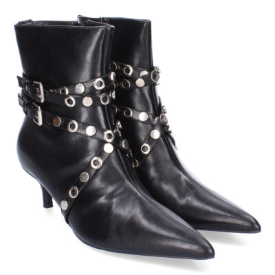 Botines de Tacón Fino para Mujer, Comodos y Elegantes