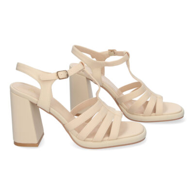 Sandalias Elegantes de Tacón Alto, con Adorno de Correas - Imagen 3