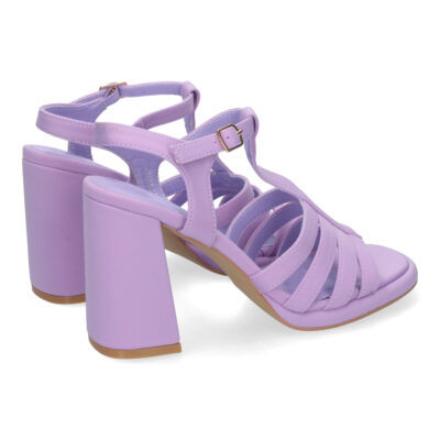 Sandalias Elegantes de Tacón Alto, con Adorno de Correas - Imagen 2