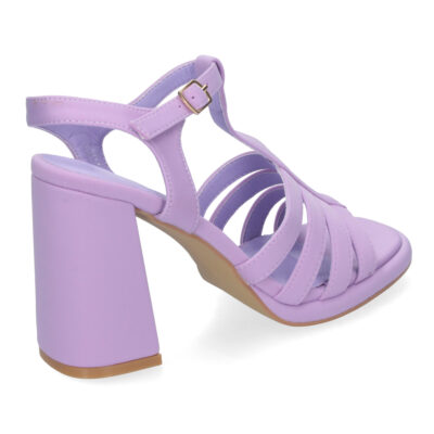 Sandalias Elegantes de Tacón Alto, con Adorno de Correas - Imagen 4