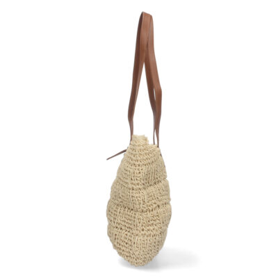 Bolso de Hombro Rafia y Cremallera - Imagen 2