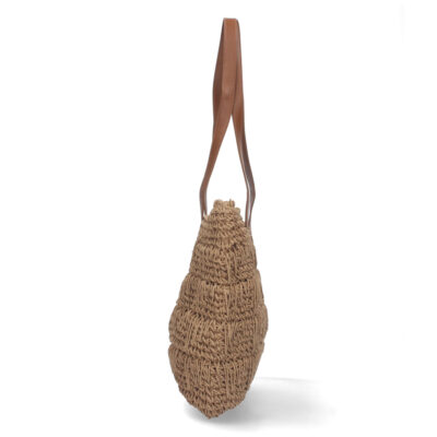 Bolso de Hombro Rafia y Cremallera - Imagen 2