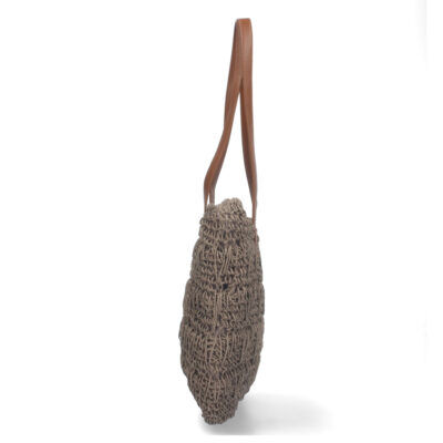 Bolso de Hombro Rafia y Cremallera - Imagen 2