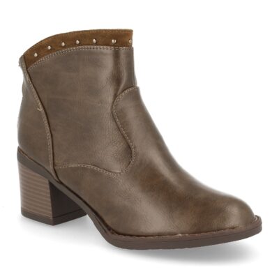 Botin de tacon con cremallera - Imagen 2