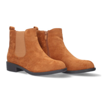 Botin de tacon comodo para mujer
