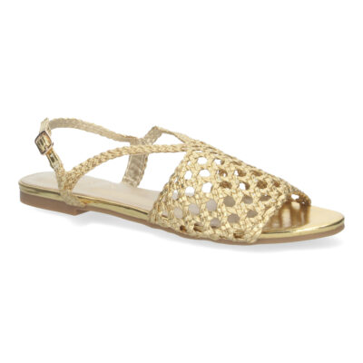 Sandalias Planas para Mujer, comodas con Pala abierta trenzada - Imagen 3