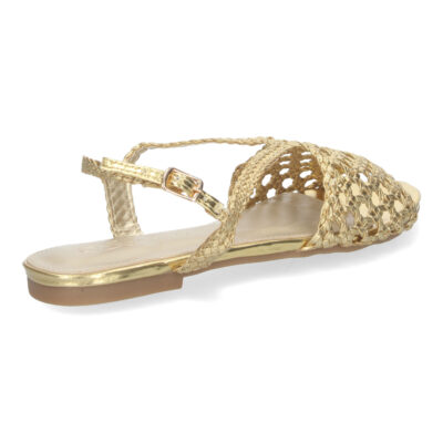 Sandalias Planas para Mujer, comodas con Pala abierta trenzada - Imagen 4