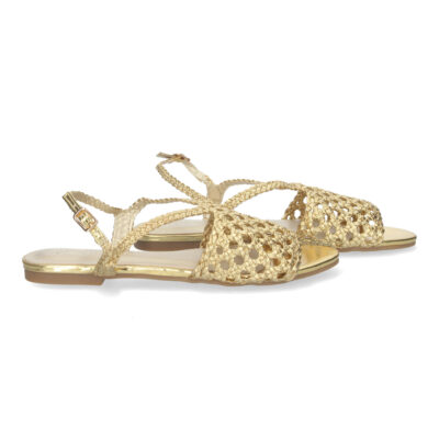Sandalias Planas para Mujer, comodas con Pala abierta trenzada - Imagen 5