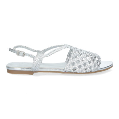 Sandalias Planas para Mujer, comodas con Pala abierta trenzada - Imagen 2
