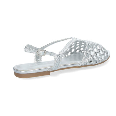 Sandalias Planas para Mujer, comodas con Pala abierta trenzada - Imagen 4