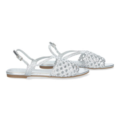 Sandalias Planas para Mujer, comodas con Pala abierta trenzada - Imagen 5