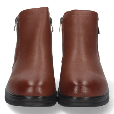 Botin Plano Estampado Liso y Cremallera - Imagen 3