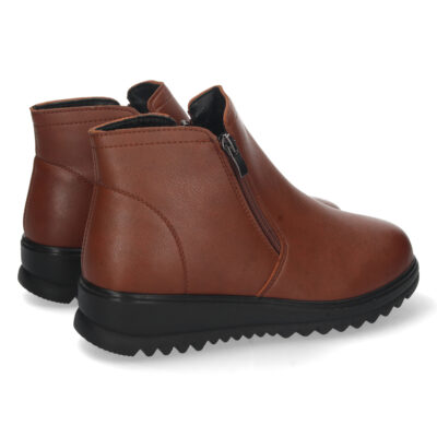 Botin Plano Estampado Liso y Cremallera - Imagen 4