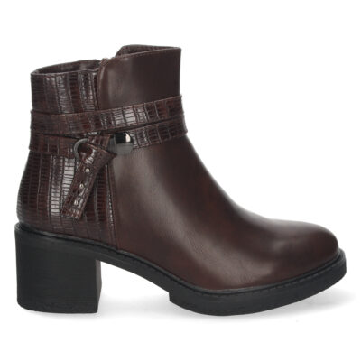 Botin de Tacon con Estampado y Cremallera - Imagen 2