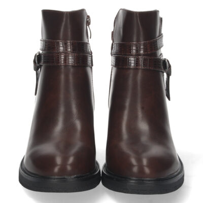 Botin de Tacon con Estampado y Cremallera - Imagen 3