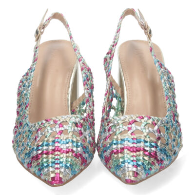 Zapato de Tacon Entrelazado con Hebilla - Imagen 3
