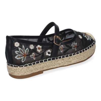 Bailarina Estilo Apargata con Yute para Mujer, Diseño Moderno Floral, Comodo y Elegante - Imagen 4