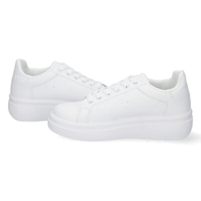 Zapatilla Plana con Grabado y Cordones - Imagen 5