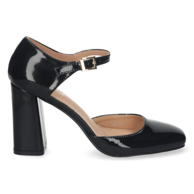 Zapato de Tacon Estilo Charol con Hebilla - Imagen 2