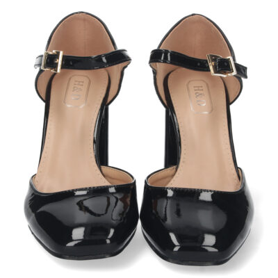 Zapato de Tacon Estilo Charol con Hebilla - Imagen 3