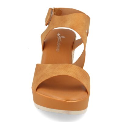 Sandalia Ankle Strap con Cuña de Yute y Cierre de Velcro - Imagen 3