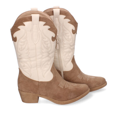 Botas Cowboy para Mujer con Detalles en la Caña - Imagen 5