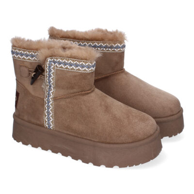 Botin Australiano para Mujer, Comodo y Calido, Forrado el Interior con Pelo