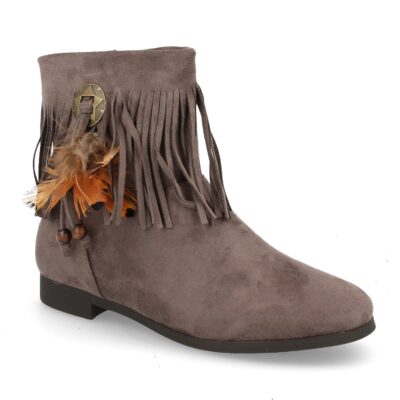 Botin de Mujer con Cremallera y Flecos - Imagen 2