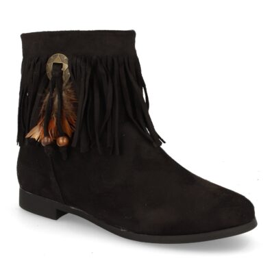 Botin de Mujer con Cremallera y Flecos - Imagen 2