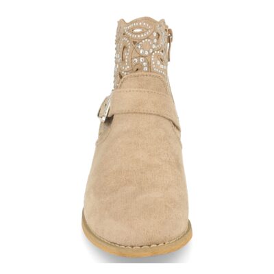 Botin de Mujer Estilo Campero con Hebilla - Imagen 3