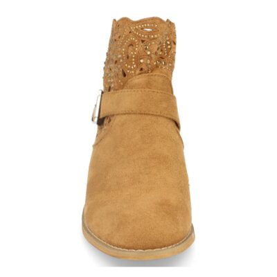 Botin de Mujer Estilo Campero con Hebilla - Imagen 3