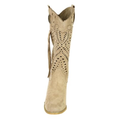 Bota de Mujer con Flecos y Adorno Metalico - Imagen 3