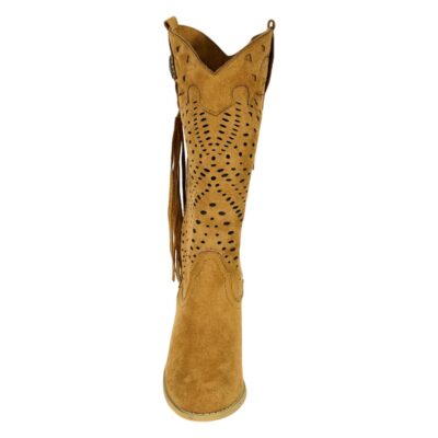 Bota de Mujer con Flecos y Adorno Metalico - Imagen 3