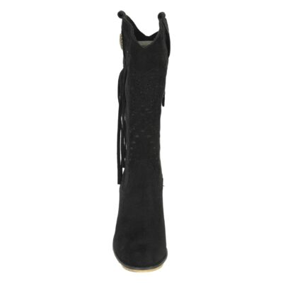 Bota de Mujer con Flecos y Adorno Metalico - Imagen 3