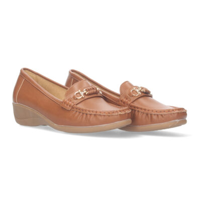 Mocasin de cuña para mujer