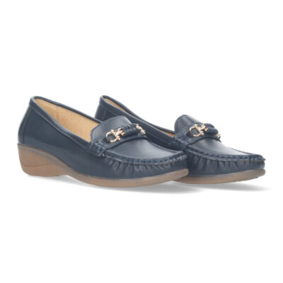 Mocasin de cuña para mujer