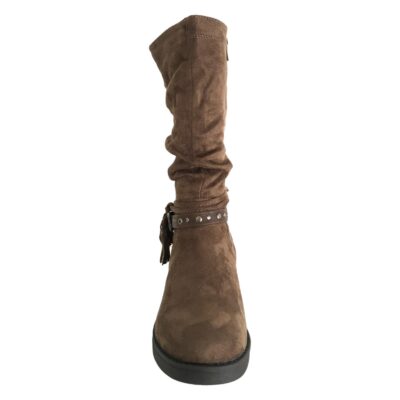 Bota de Mujer Plano con Borlas y Cremallera - Imagen 3