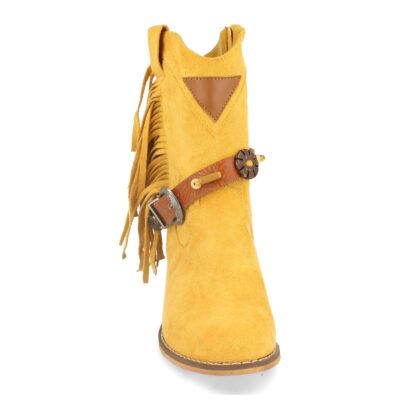 Botin de Mujer con Tacon Campero y Flecos - Imagen 3