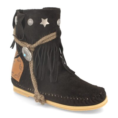 Botin de Mujer Plano con Flecos y Adornos - Imagen 2