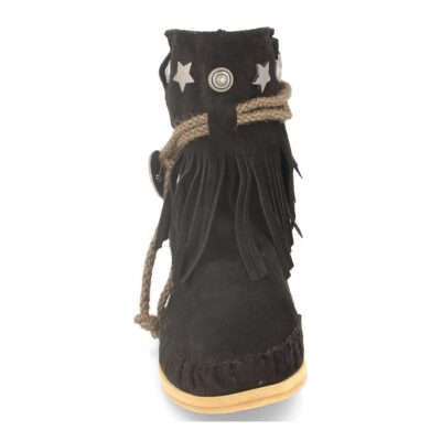 Botin de Mujer Plano con Flecos y Adornos - Imagen 3