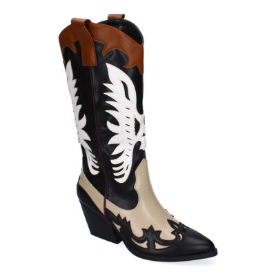 Botas de Tacón para Mujer, Estilo Cowboy, Comodas y Elegantes - Imagen 3