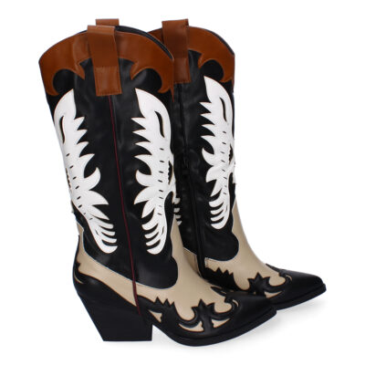 Botas de Tacón para Mujer, Estilo Cowboy, Comodas y Elegantes - Imagen 5