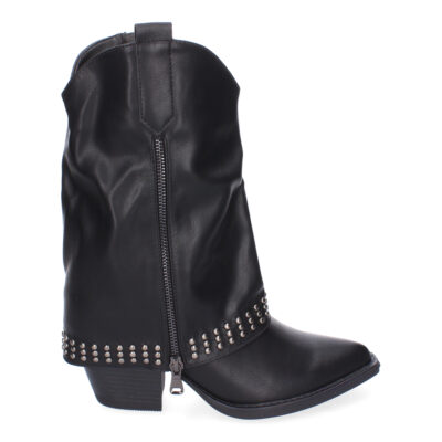 Botines de Tacón para Mujer, Estilo Cowboy Polaina, Comodas y Elegantes - Imagen 2