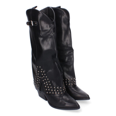 Botas de Tacón para Mujer, Estilo Cowboy Polaina, Comodas y Elegantes